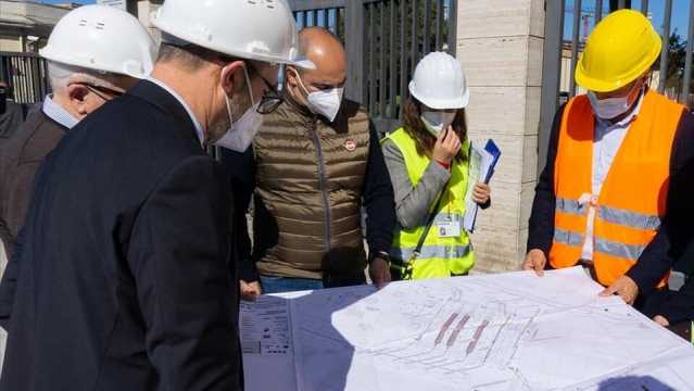 Lavori della metro in via Sassari 