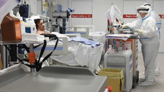 Un paziente in terapia intensiva