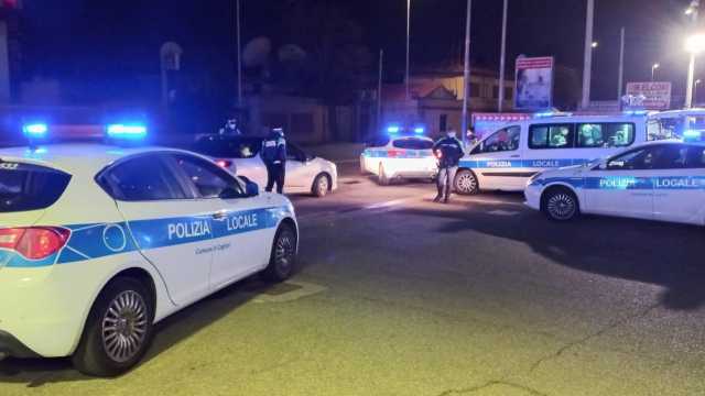I controlli nella notte a Cagliari