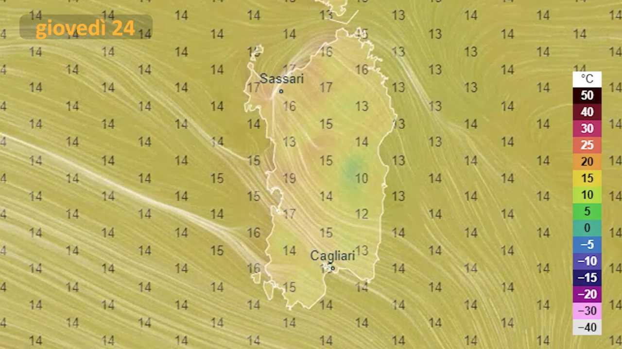 Meteo giovedì 24