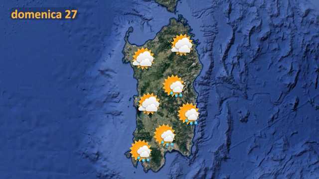 Le previsioni meteo per il fine settimana in Sardegna