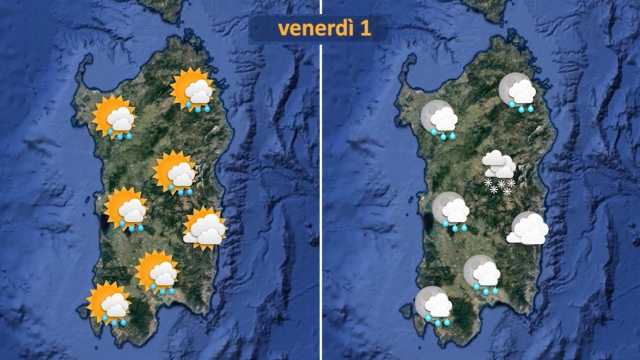 Le previsioni per domani, primo aprile 