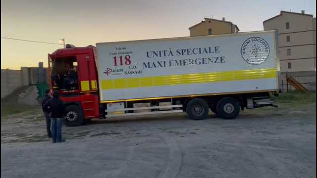 Il tir per i medicinali diretti in Ucraina
