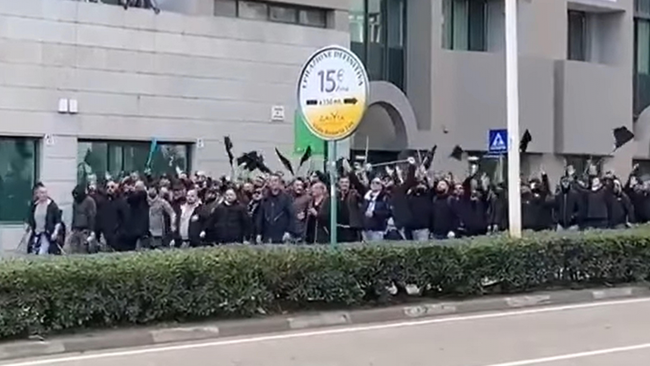 Ultrà del Napoli  a Cagliari 