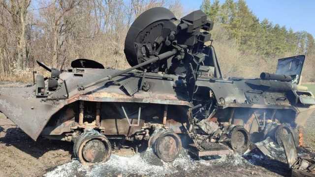 Un carro distrutto