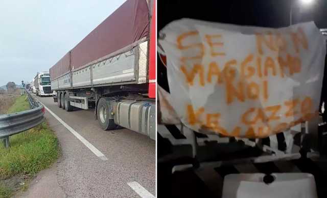 Camionisti protesta