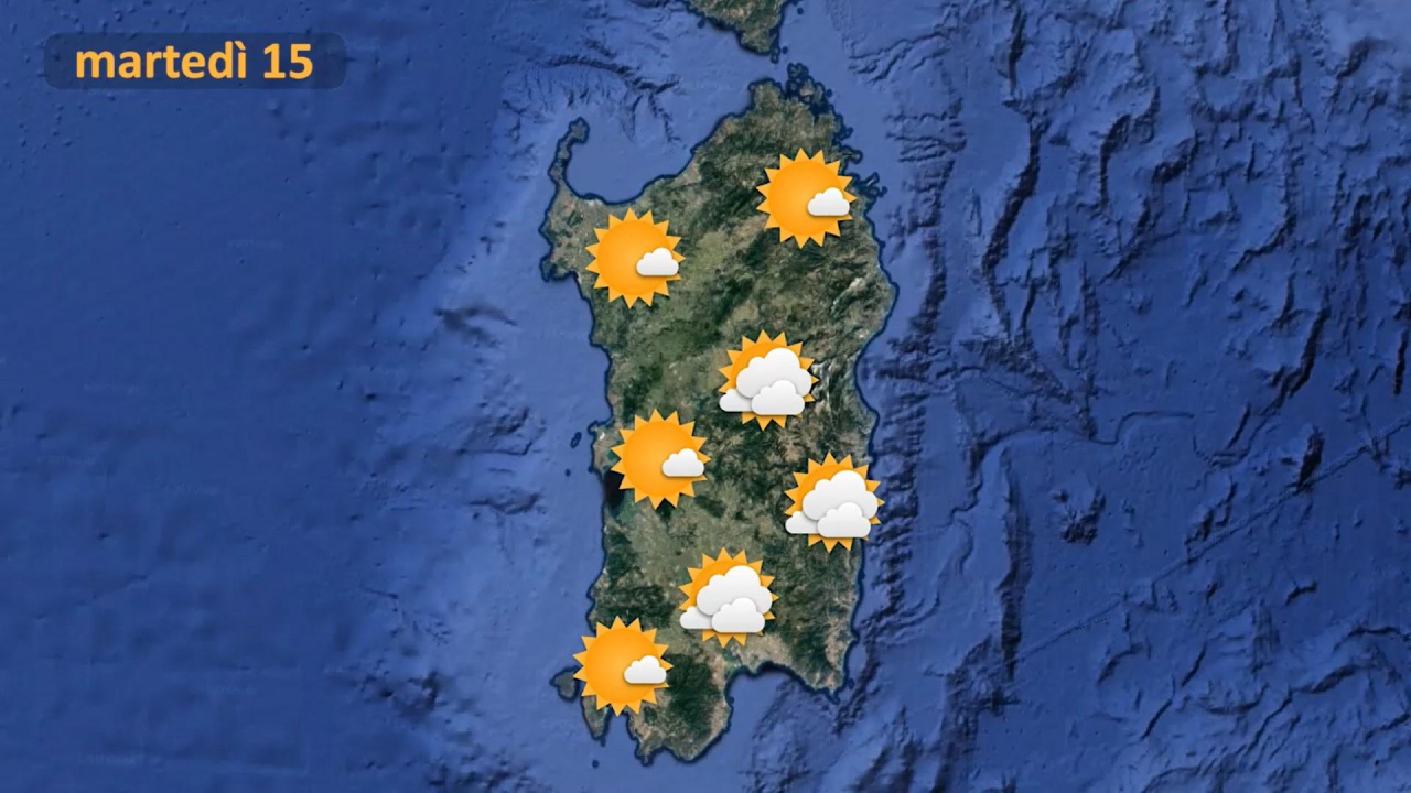 Le previsioni meteo per il 15 marzo