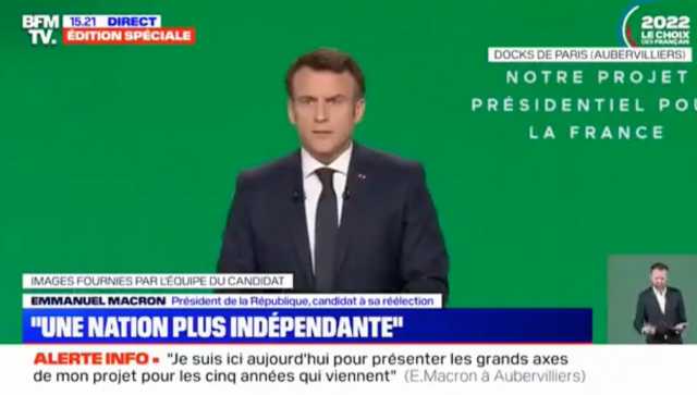 Macron su guerra