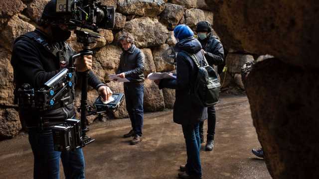 Alberto Angela nel nuraghe di Santu Antine a Torralba 