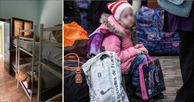 Burranca condizioni fatiscenti profughi ucraini 