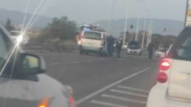 L'incidente in viale Poetto