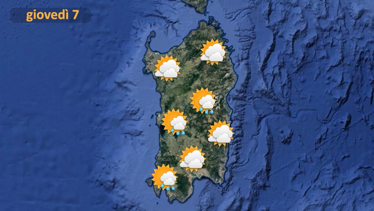 Previsioni giovedì 7 aprile 