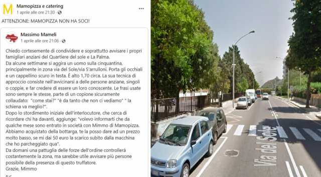 Truffatore al Quartiere del Sole