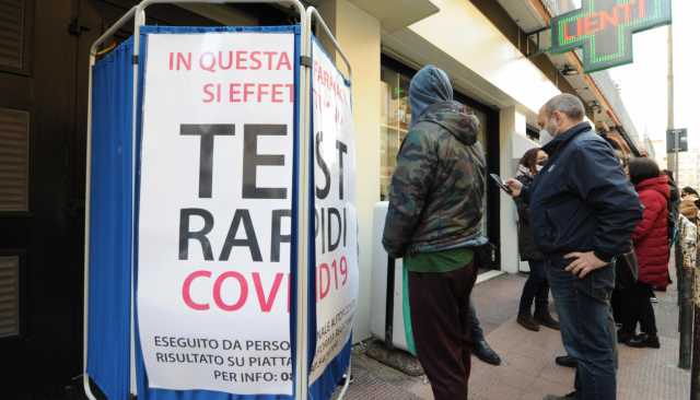Test covid fila