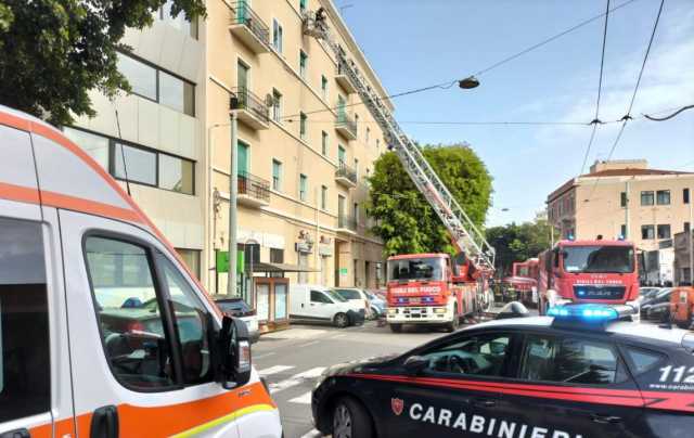 Incendio viale Trieste