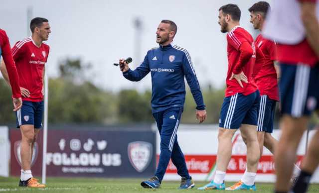 Agostini in allenamento 