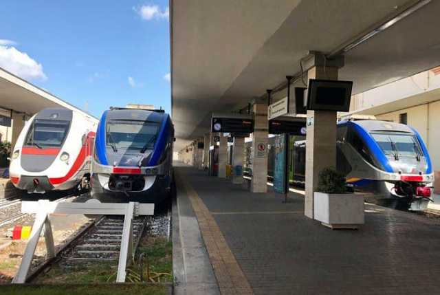 La stazione di Cagliari 