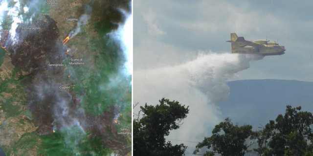 Incendi in Sardegna 