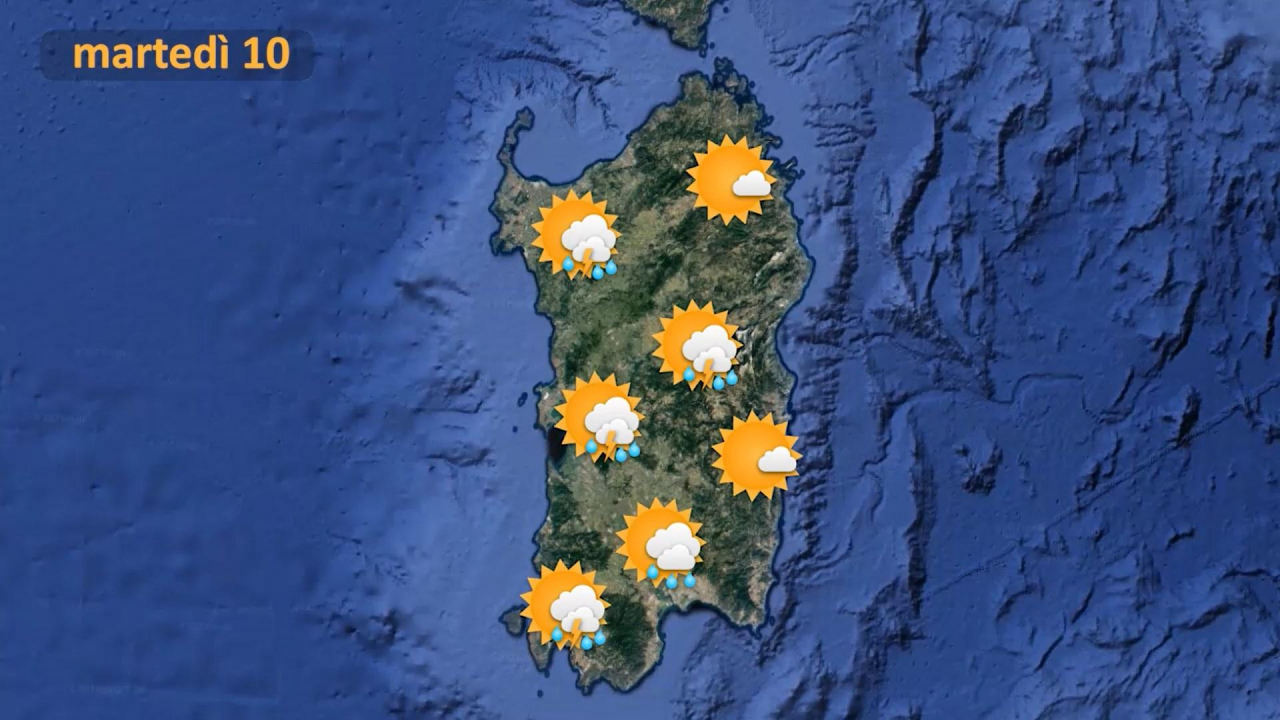Le previsioni per il 10 maggio