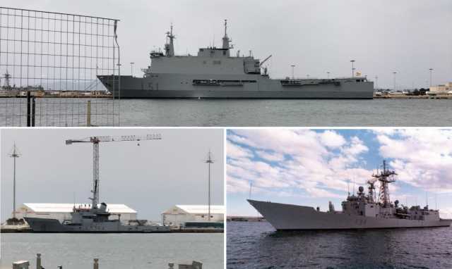 le navi da guerra in porto