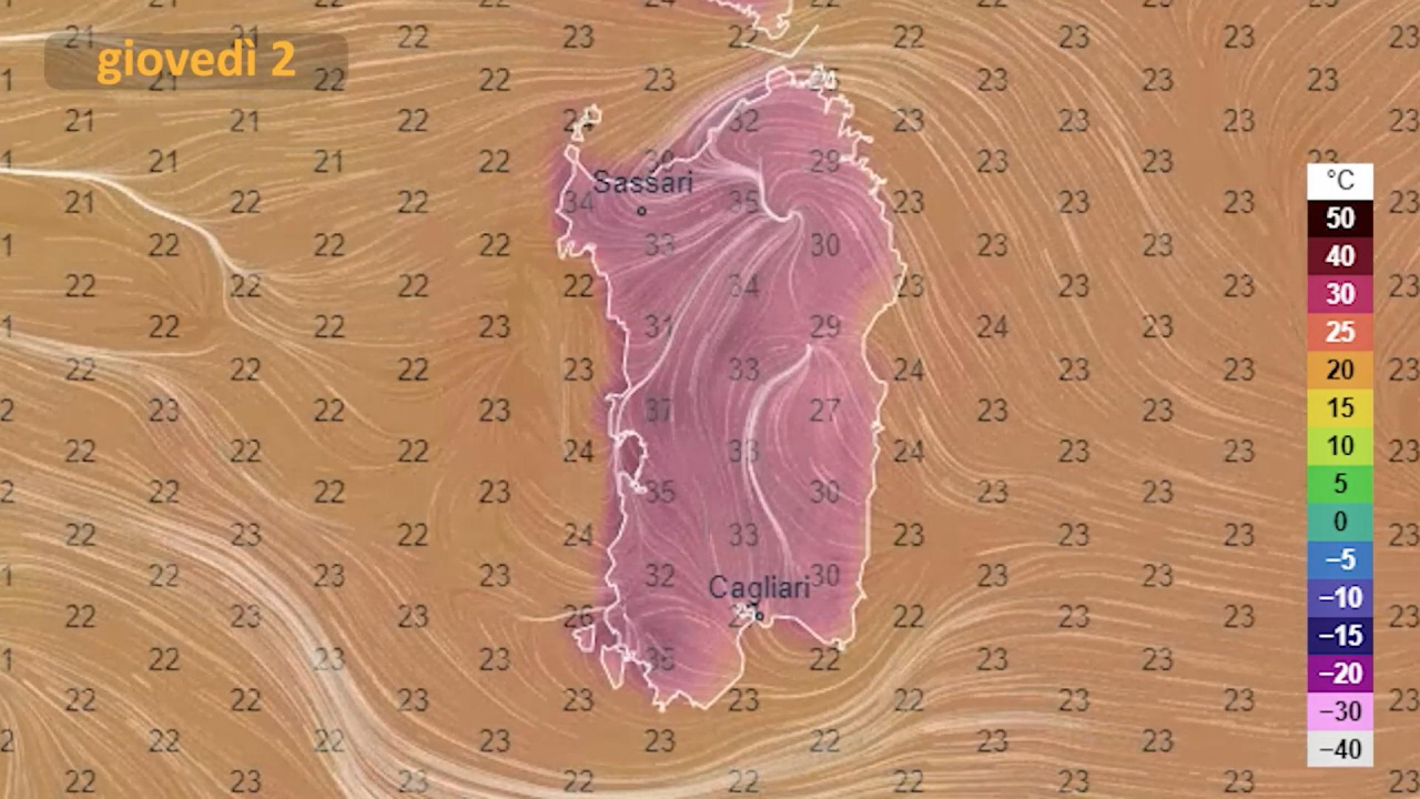 Il meteo per il 2 giugno in Sardegna 