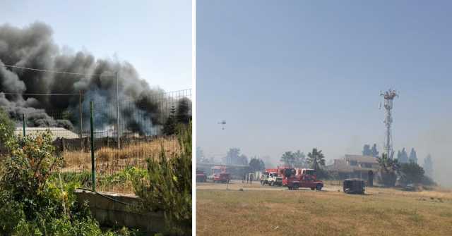 Incendio a Santa Lucia a Assemini 