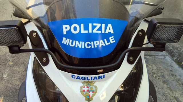 Polizia municipale in azione 