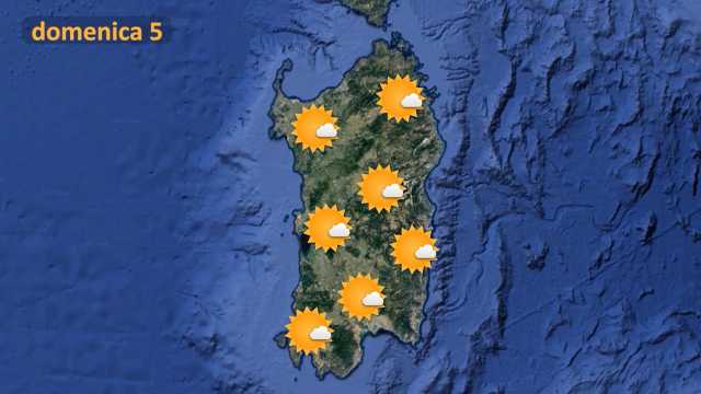 Previsioni meteo per il 4 e il 5 giugno 