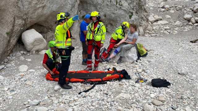 Soccorso nel Canyon di Gorropu