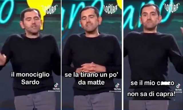 Il comico Ivano Bisi