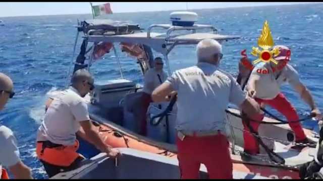 Cagliari, paura per un principio di incendio a bordo di una barca 