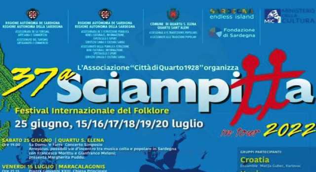 Sciampitta in tour 2022, il festival del folklore fa tappa a Carbonia 