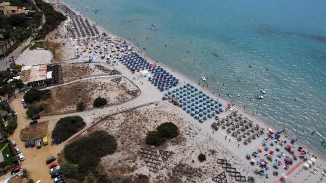 La spiaggia di Simius