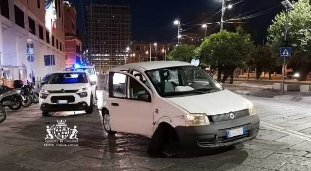 L'incidente in via Roma 