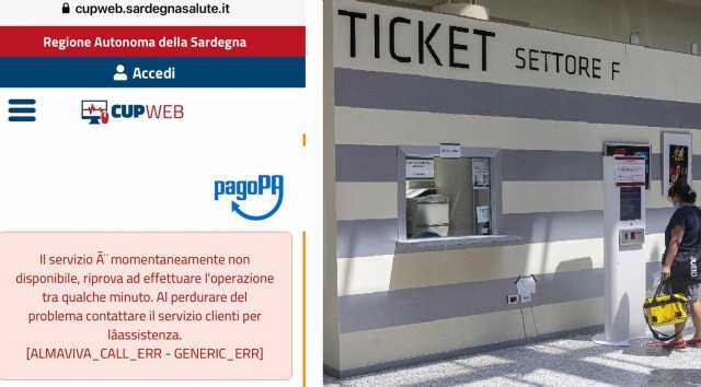 Niente pagamento online del ticket