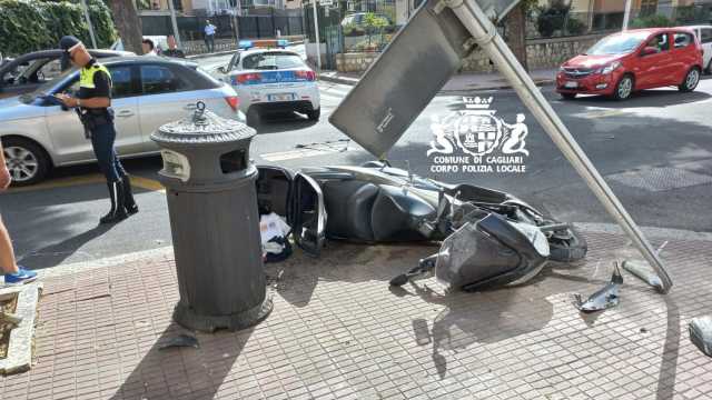 Cagliari, 7 incidenti con motociclisti coinvolti in un giorno: tre in codice rosso
