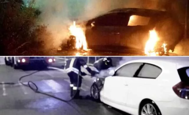 Cagliari, nella notte auto incendiate da Sant'Avendrace a Sant'Elia 