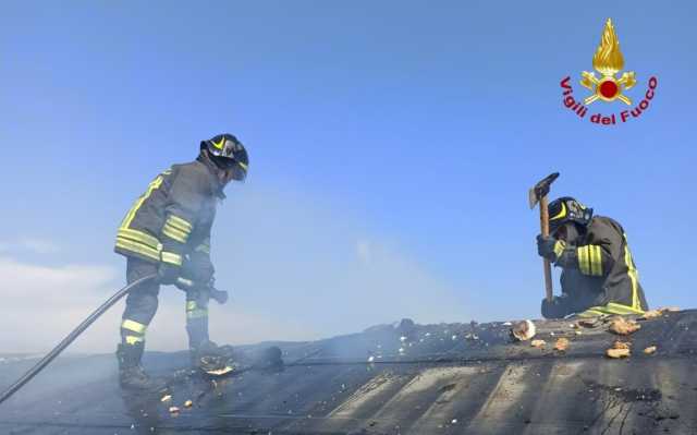 Vigili del fuoco a Pula 