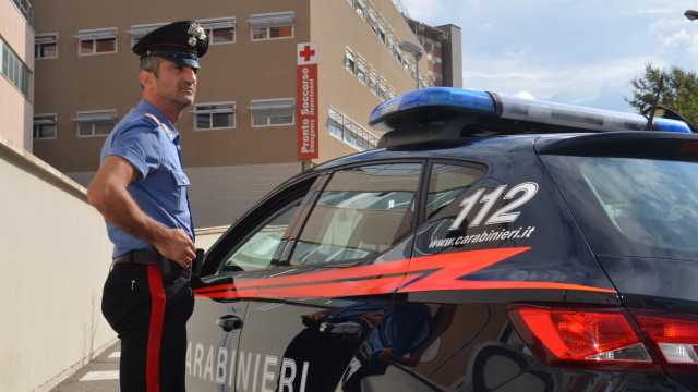 Intervento dei carabinieri
