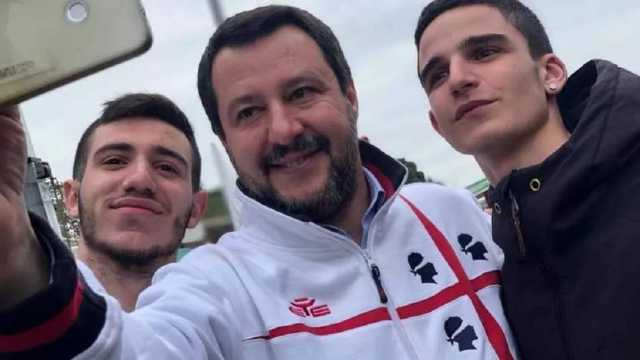 Matteo Salvini in Sardegna 