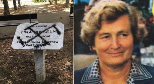 Torino, svastica sulla lapide della partigiana Tina Anselmi
