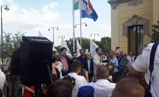 Salvini comizio