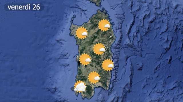 venerdì 26meteo