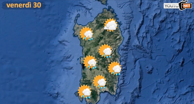 Un fronte freddo verso la Sardegna: attese 36 ore di instabilità e temporali