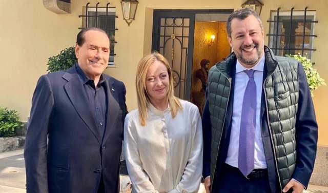 Berlusconi Meloni Salvini