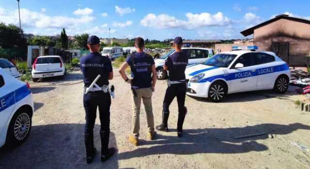 Arresti Campo Rom Sassari