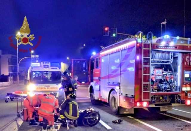 Motociclista Travolto In Viale Ciusa