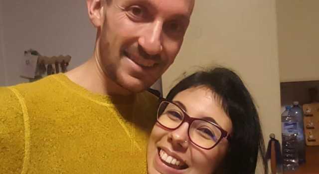 Monica Uccheddu e il marito Daniele (foto da Facebook)