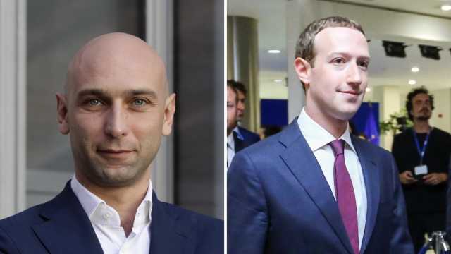 Davide d'Arti e Mark Zuckerberg