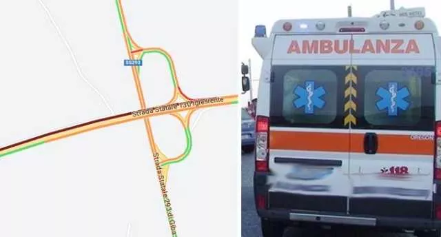 Scontro sulla statale 130 a Siliqua: traffico bloccato e feriti
